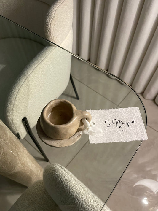 MOCCA - MUG | + saucer - small