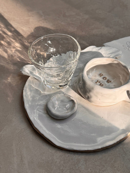 LM - WATER GLASS IVORY
