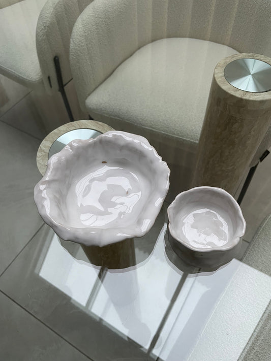 Set: Bowls - snow