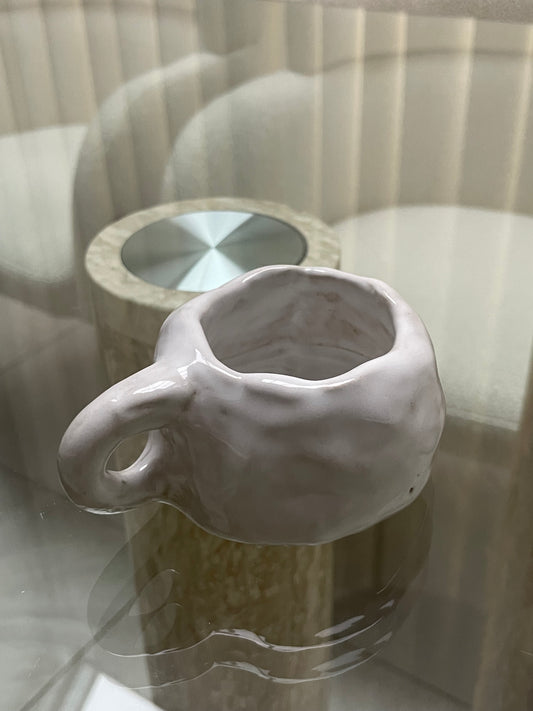 unstructured mocha mug - snow